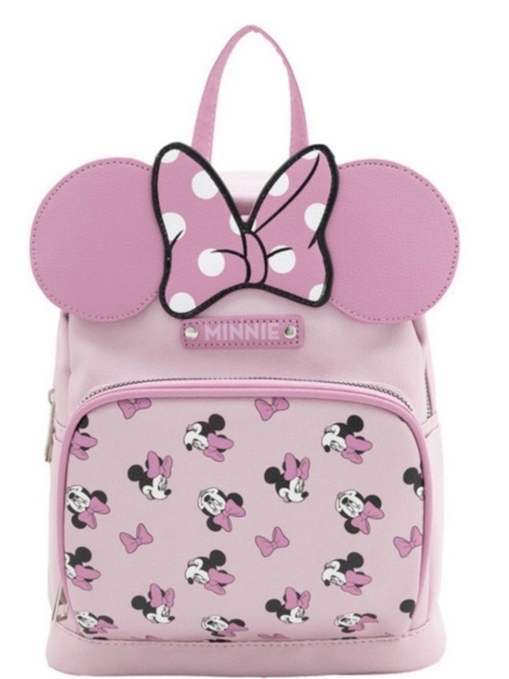 Disney Minnie Mouse Pink Polka Bow Ear Kids Backpack
